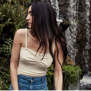 DÔEN Kami Tank – Ivory Pointelle